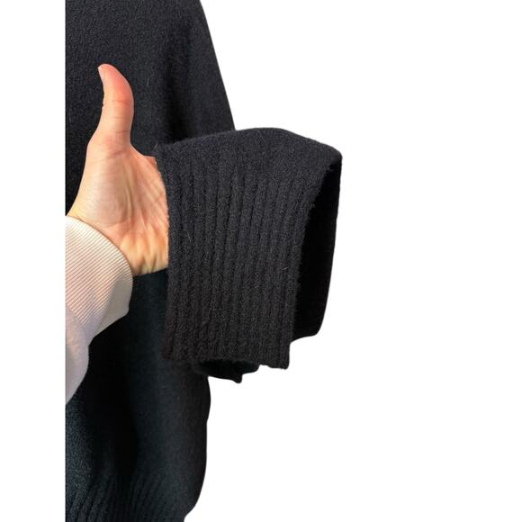 NWT Free People Vancouver Turtleneck Sweater Women’s XL Black Soft Knit Pullover - Picture 4 of 7